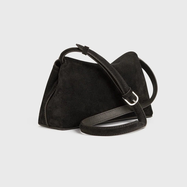 TOTEME - T-Lock clutch espresso