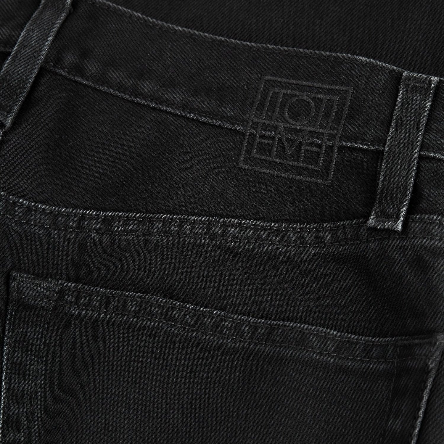Classic cut denim full length faded black | Why are you here?