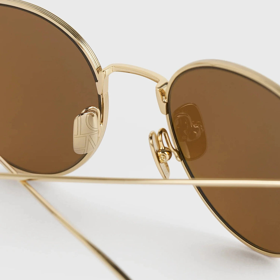 The Rounds sunglasses gold
