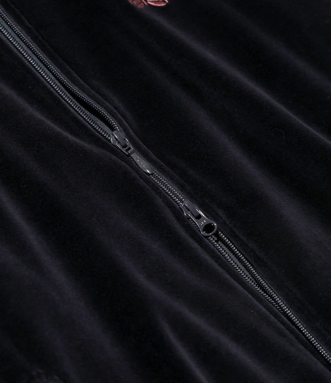 Rib Collar Track Jacket - C/PE Velour