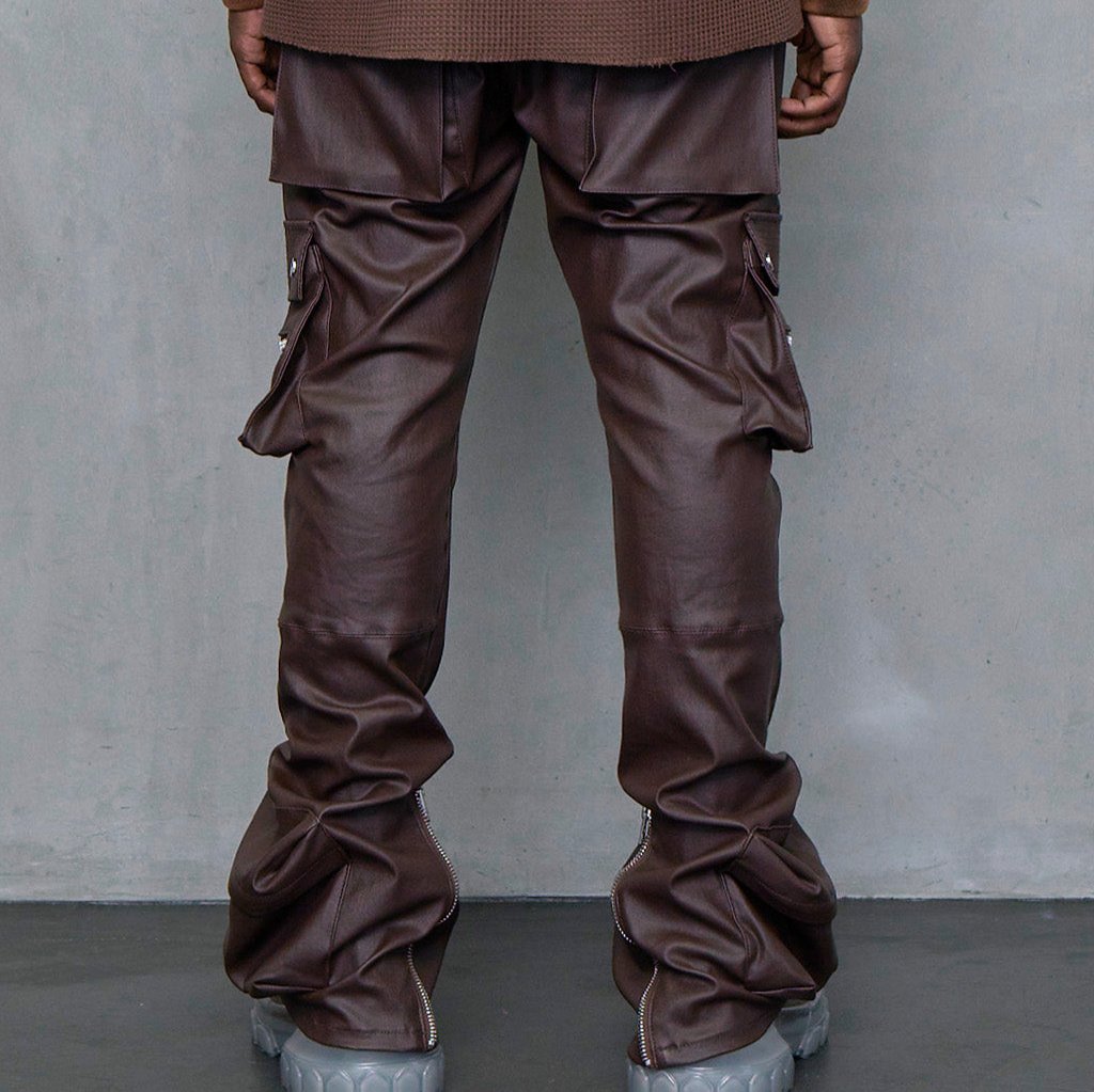 TYPE-4 SLIM STRETCH WAX CARGO PANTS | Why are you here?