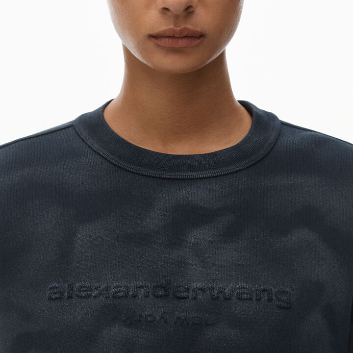 AlexanderWang ユニセックス オーバーサイズ スウェットシャツ ユニセックス オーバーサイズ スウェットシャツ | Why are you here?