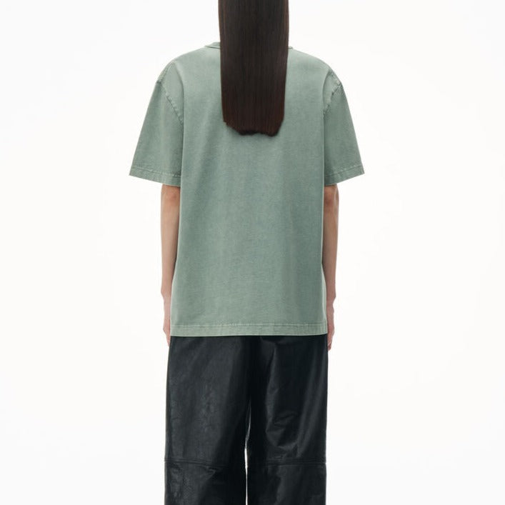 Alexander Wang - コットンジャージー バイカラーtシャツ