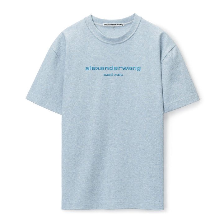 コンパクトジャージー パフロゴ ショートスリーブ tシャツ - Alexander Wang