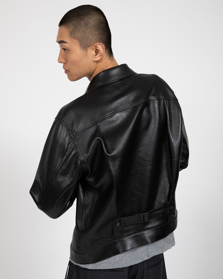 TATE DOUBLE-FACE LEATHER JACKET IN SHEEPSKIN