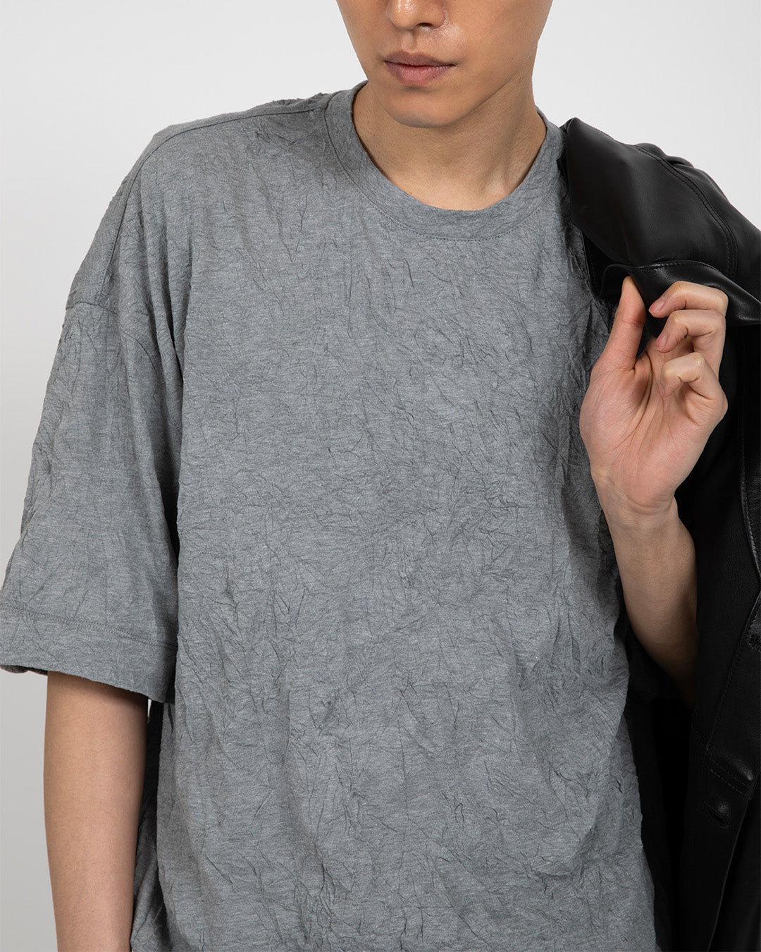 TOTTI CRINKLED T-SHIRT IN COTTON(Exclusive)