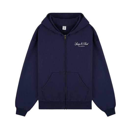 Vendome LA Embroidered Zip Hoodie