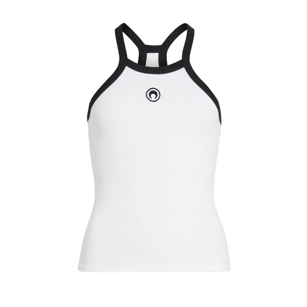 Marine Serre - ORGANIC COTTON RIB 2X2 TANK TOP