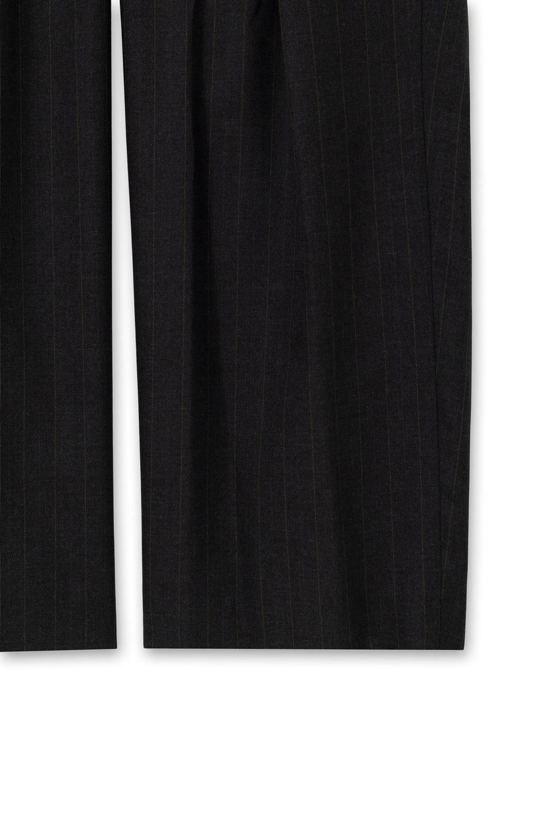 Gray Striped Folding Pants