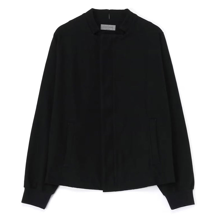 Yohji Yamamoto - 30/3 TIGHT TENSION SINGLE JERSEY ZIPPER OPEN BLOUSON