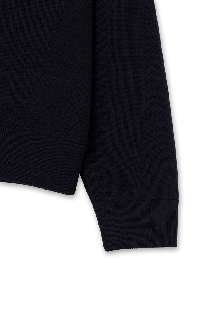 Navy Half-zip Sweater