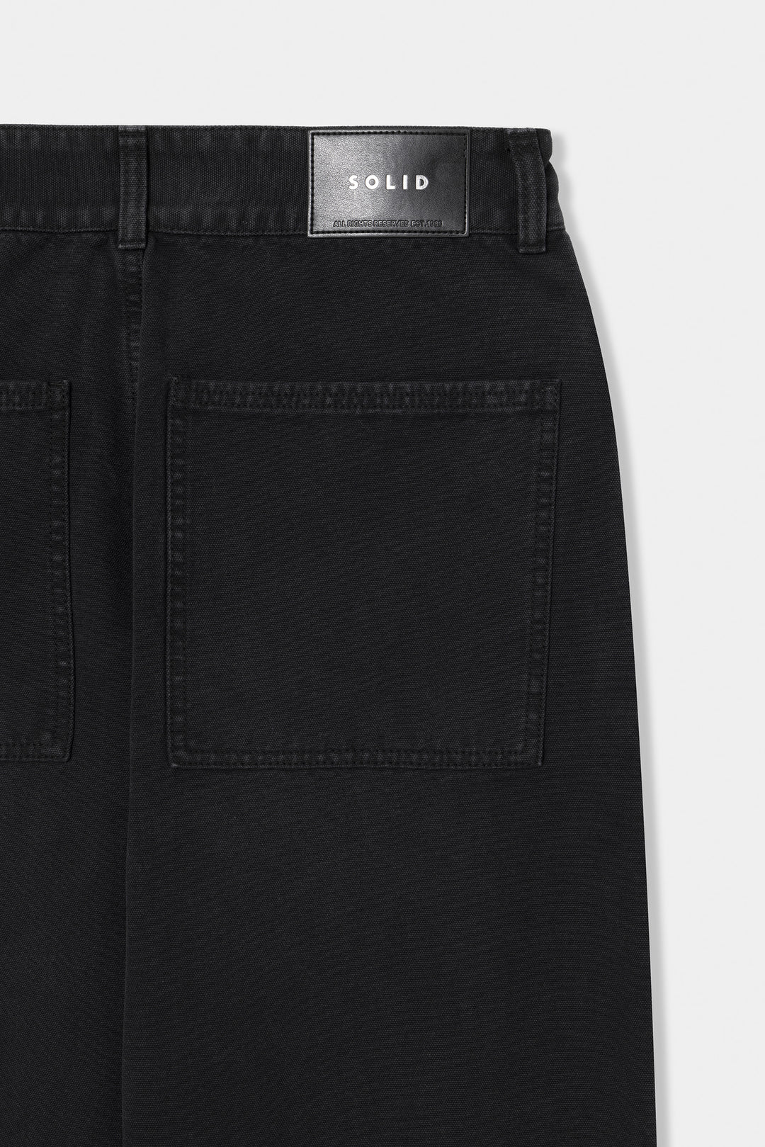 Black Carpenter Denim Pants