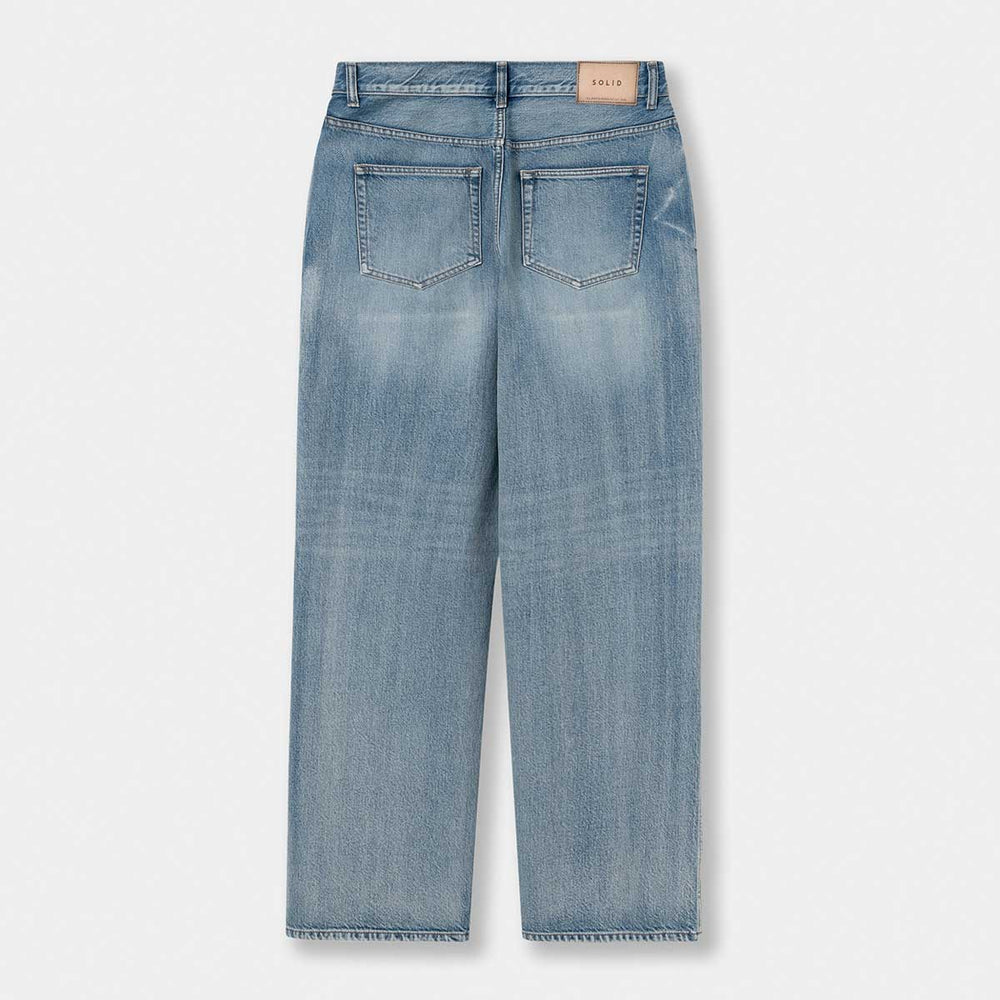 SOLID HOMME - Semi-Flare Denim Pants