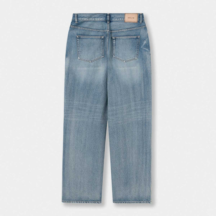 SOLID HOMME - Semi-Flare Denim Pants