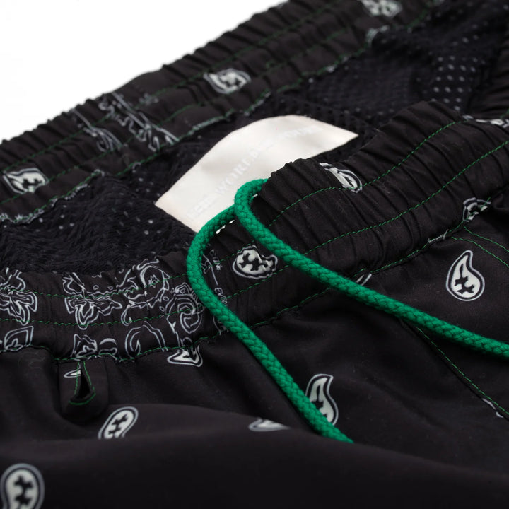 PAISLEY BAGGIE SHORTS - THE WORLD IS YOURS