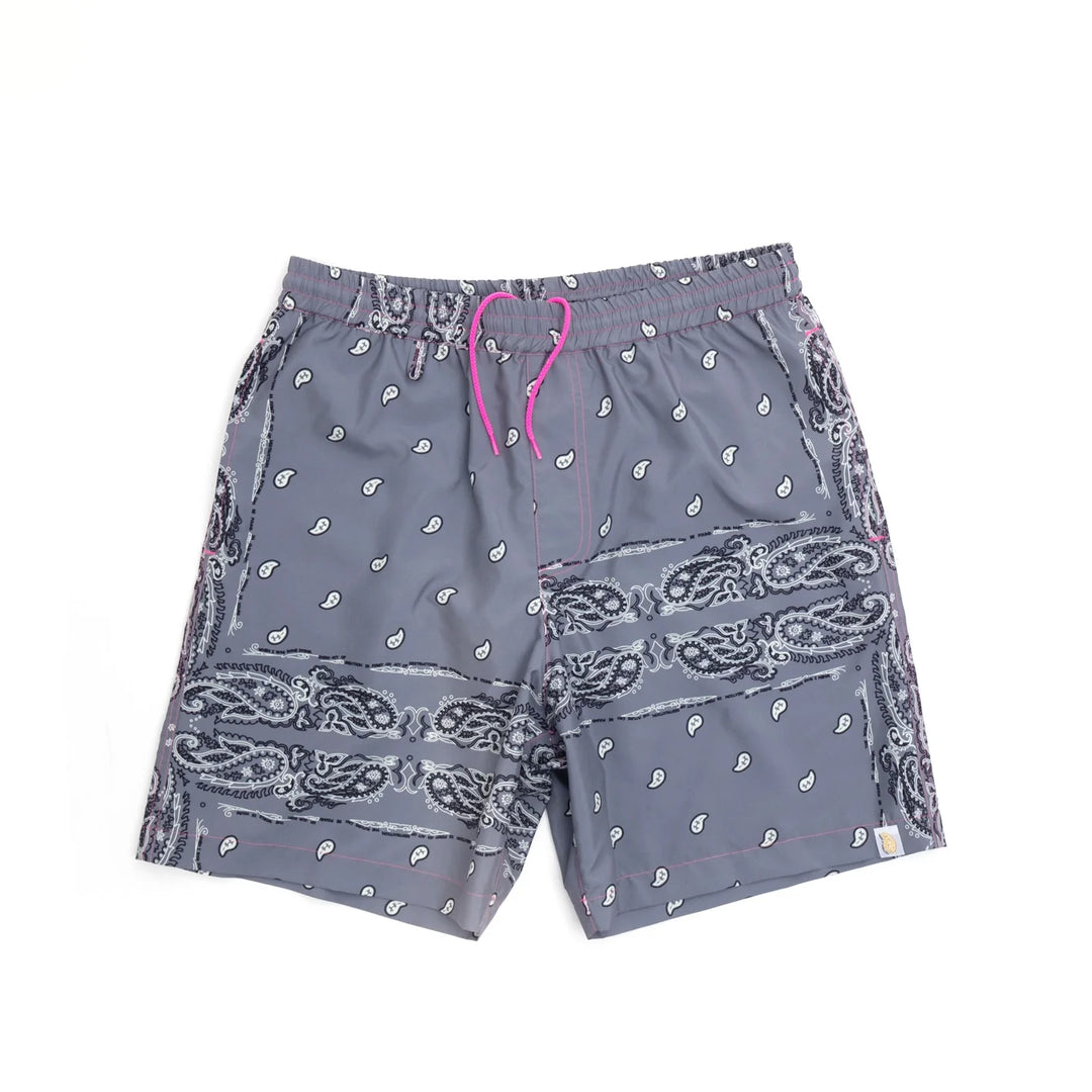 PAISLEY BAGGIE SHORTS - THE WORLD IS YOURS