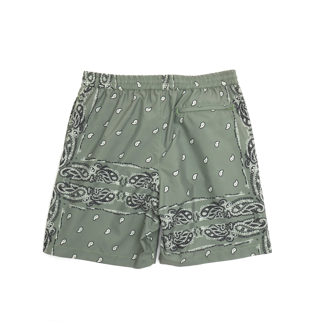 PAISLEY BAGGIE SHORTS - THE WORLD IS YOURS