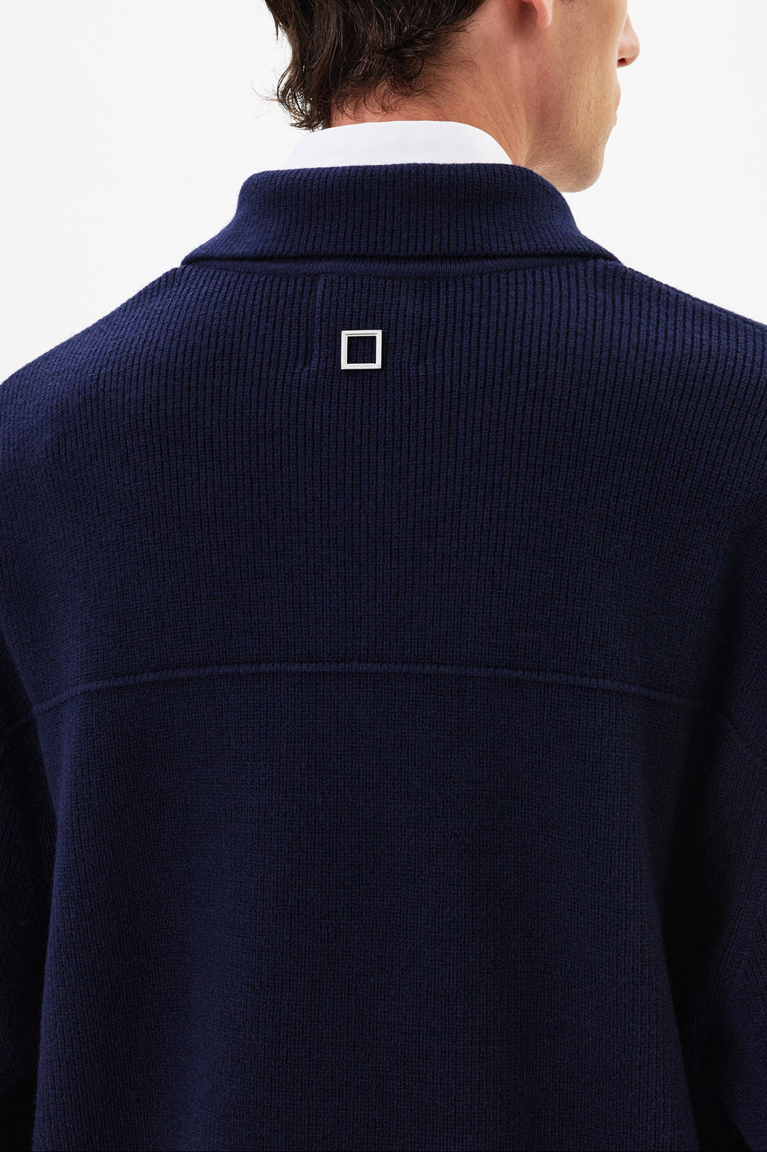 Navy Half-zip Sweater
