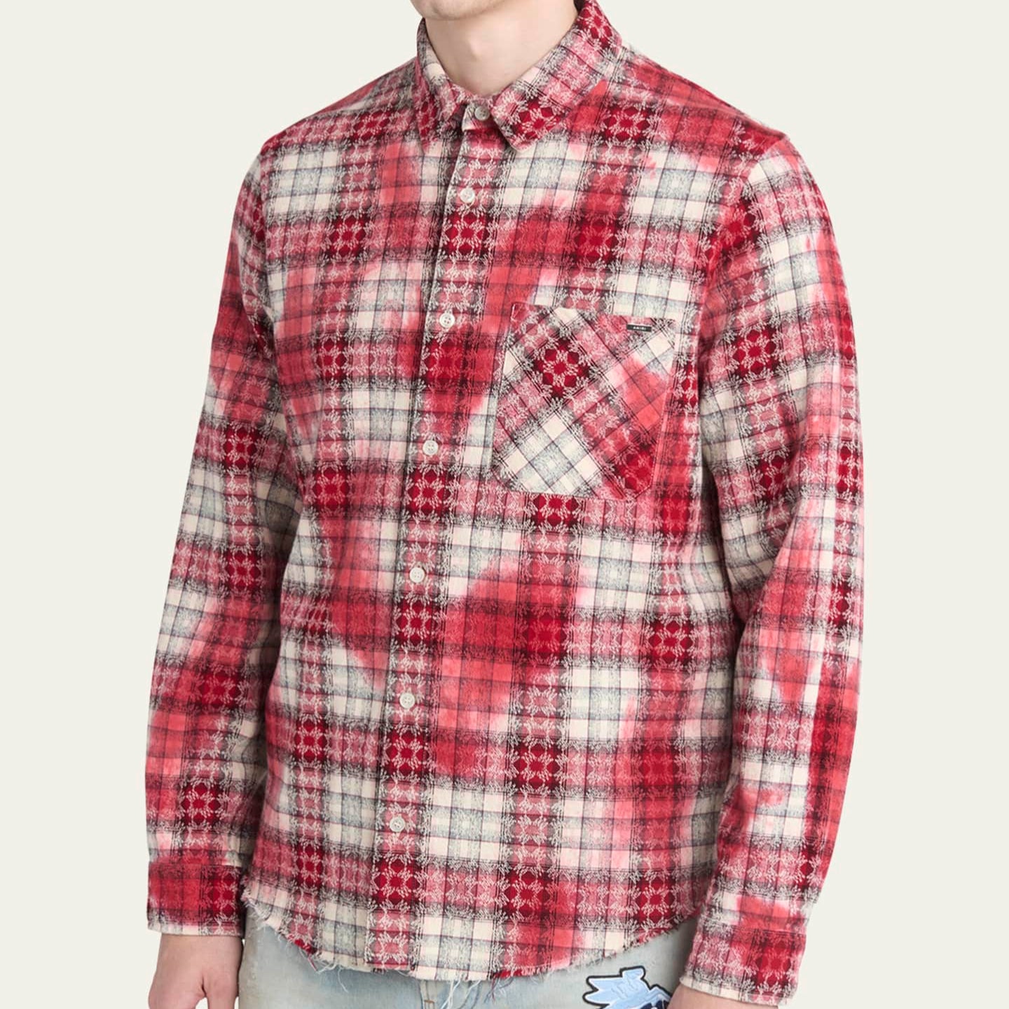 AMIRI(アミリ) | MA QUAD BLEACH FLANNEL フランネルシャツ