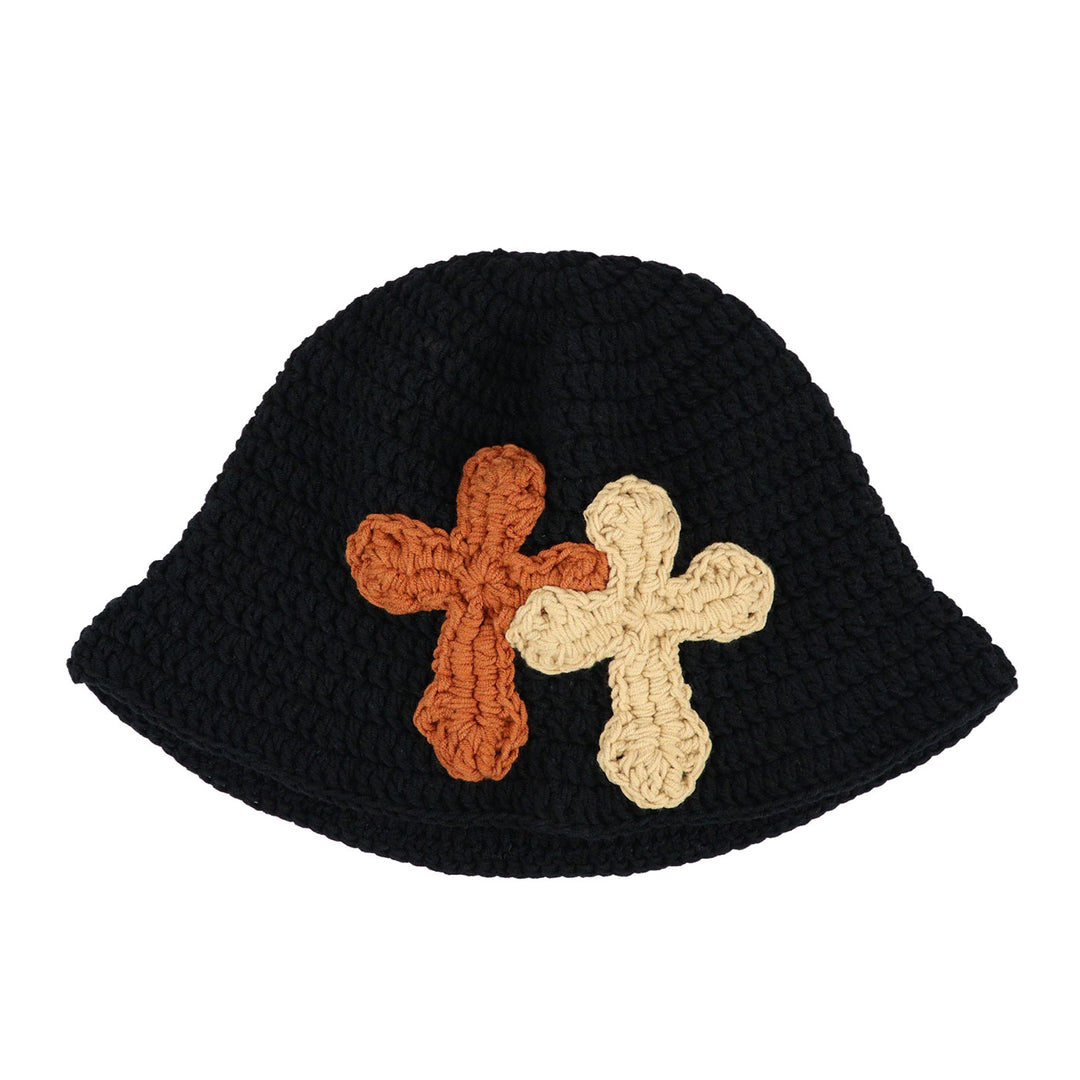 3D Double Cross Handmade Knit Hat【C Type】