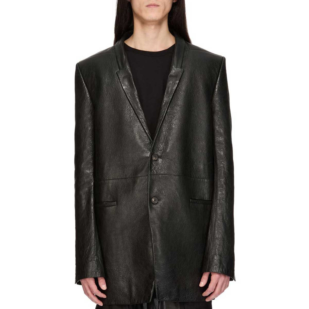 リックオウエンス　レザージャケット 中古・古着通販】RICK OWENS (リック オウエンス) レザーライダース