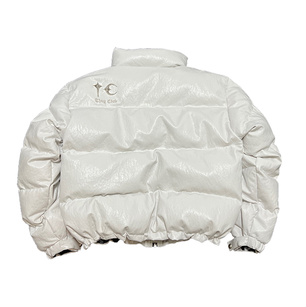 TC Leather Puffer Jacket