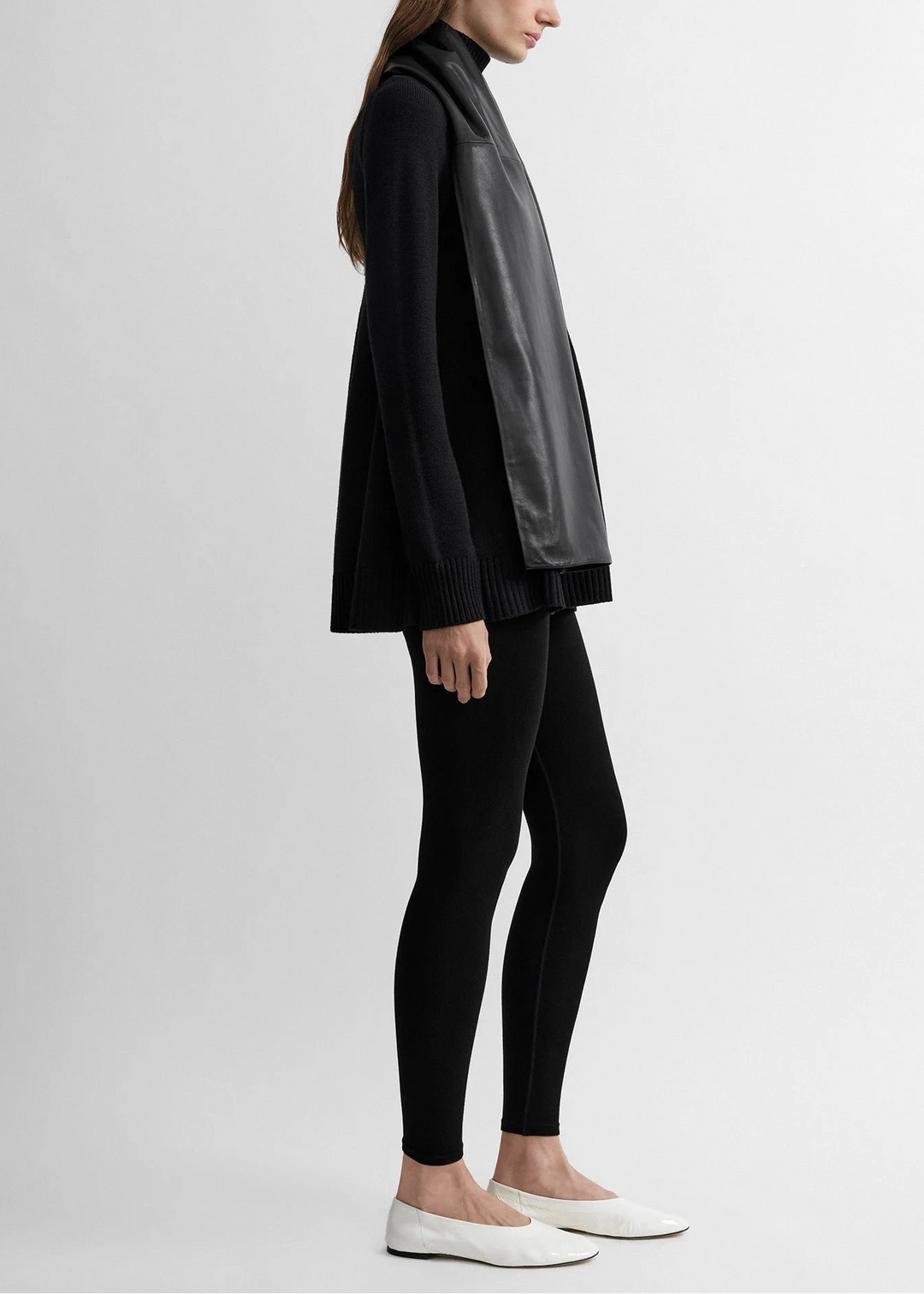Wool turtleneck top