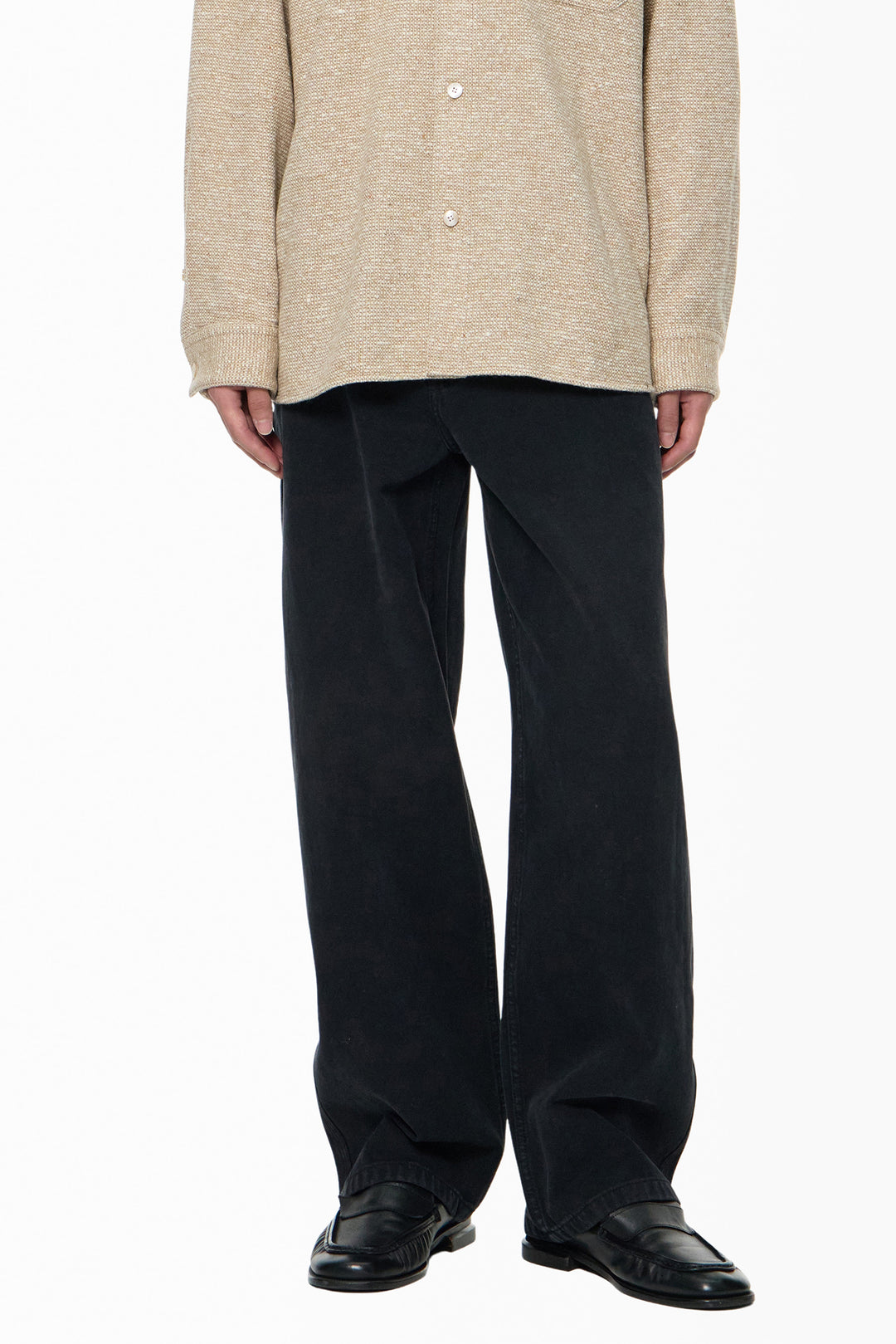 Black Carpenter Denim Pants