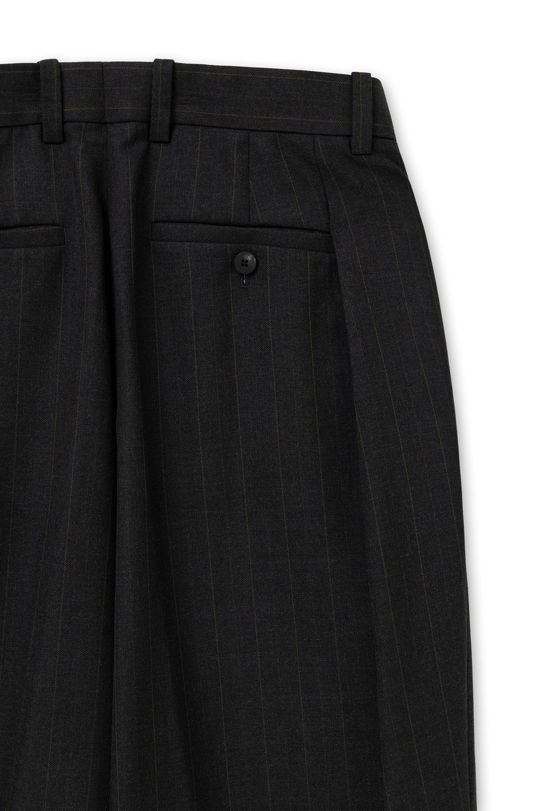 Gray Striped Folding Pants