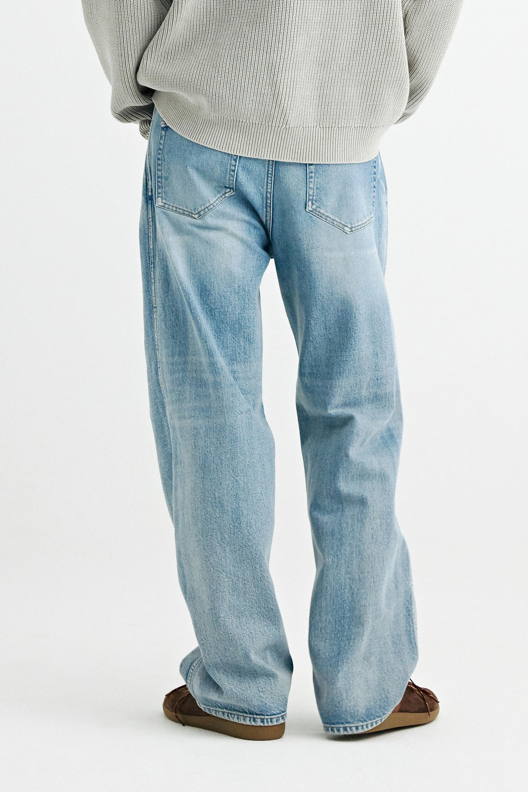 SOLID HOMME - Semi-Flare Denim Pants