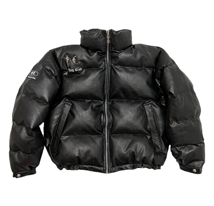 TC Leather Puffer Jacket