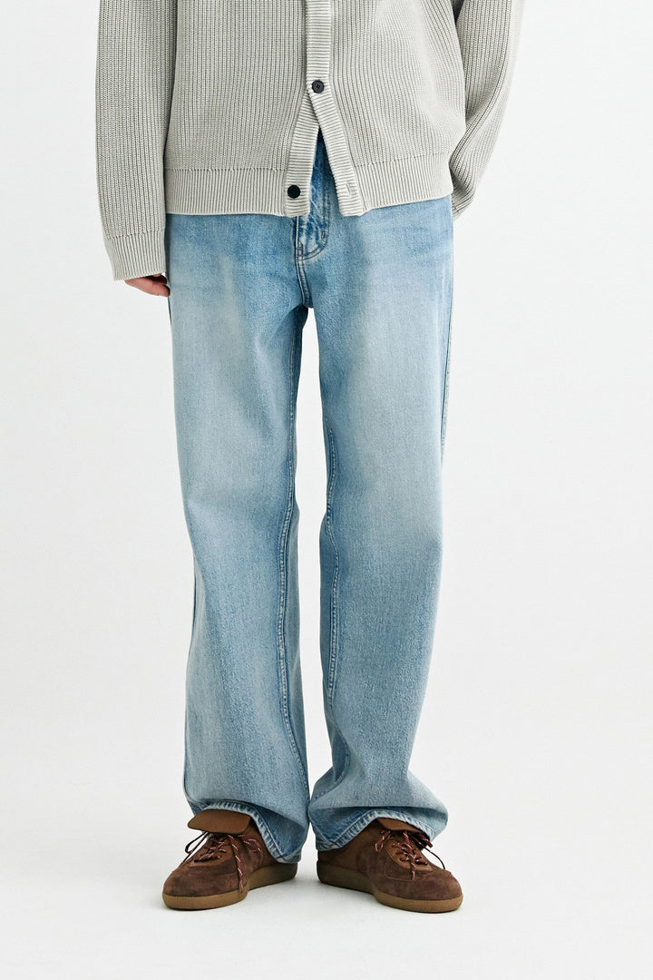 SOLID HOMME - Semi-Flare Denim Pants