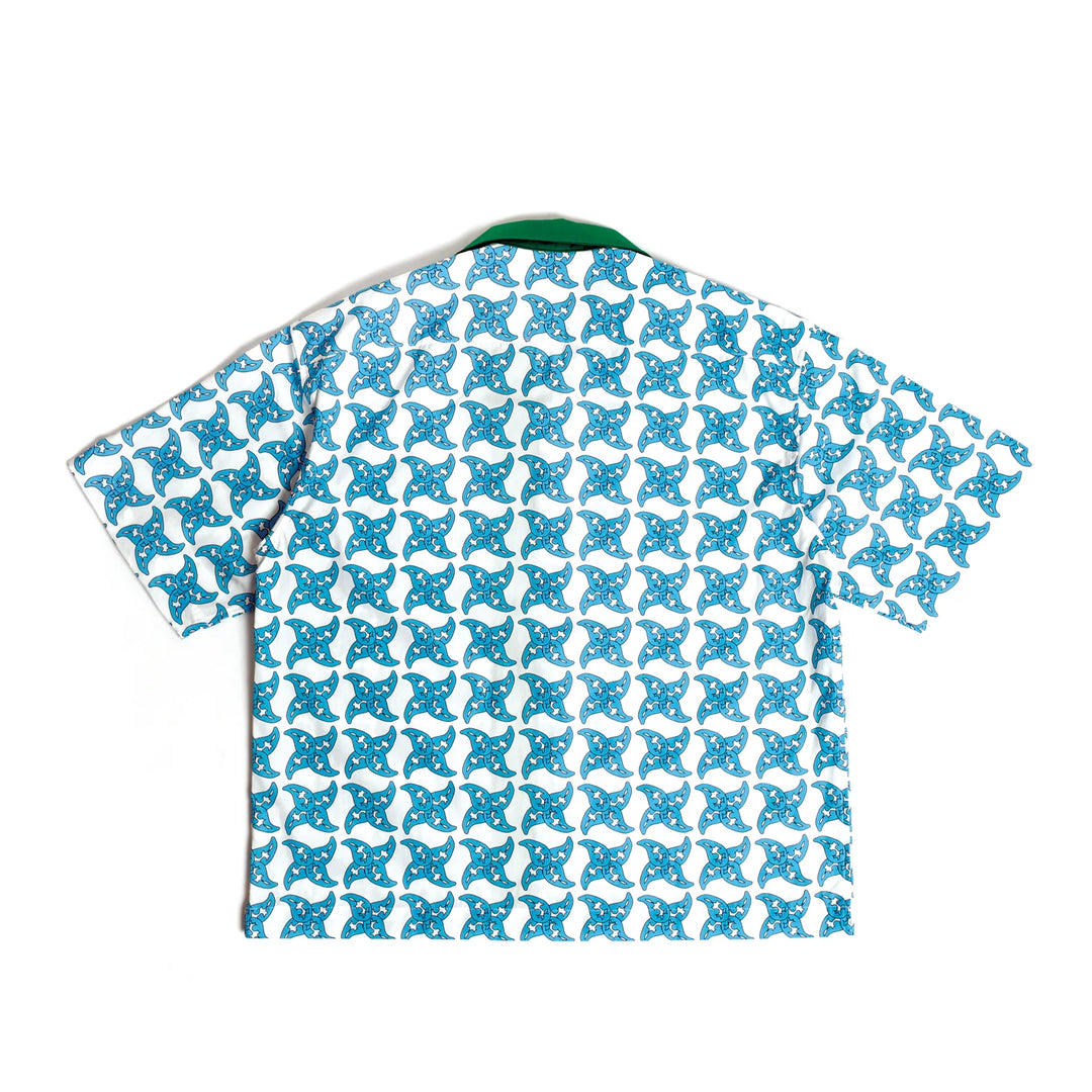 THE WORLD IS YOURS - Fusha Paisley Open Collar Shirt