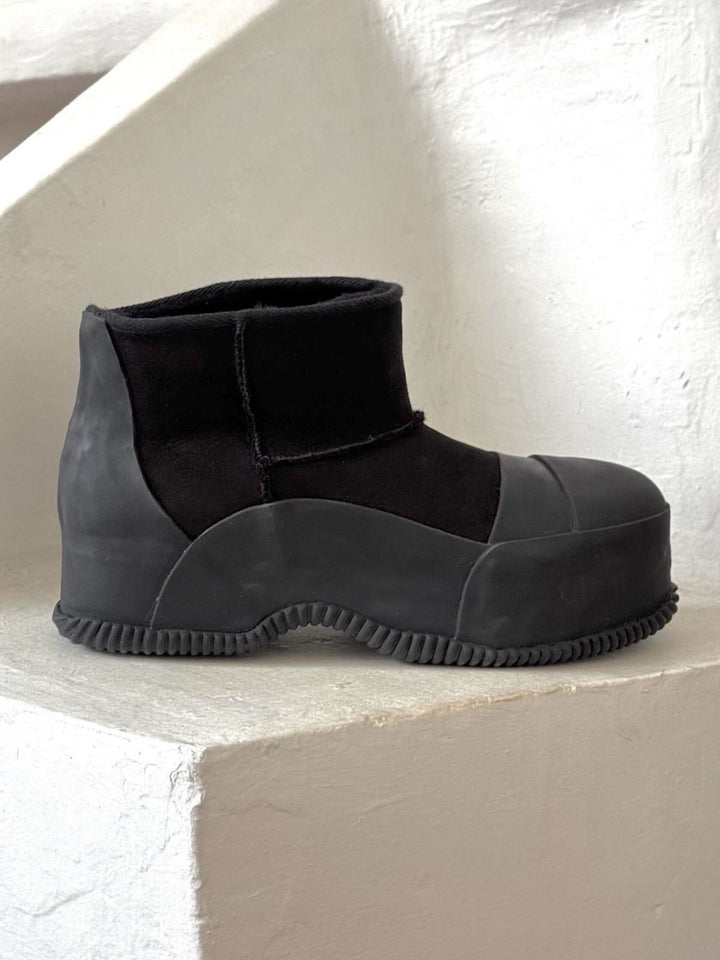 SHEARLING VULCANIZED RUBBER BOOT