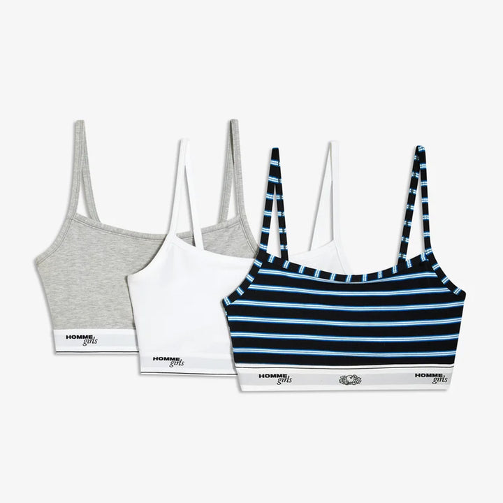 HommeGirls x Fruit Of The Loom Cami Bralette (3-Pack)