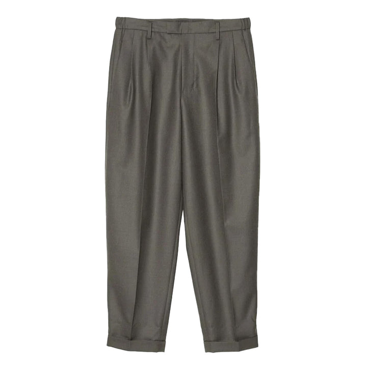 TWO-TUCKS TAPERED TROUSERS