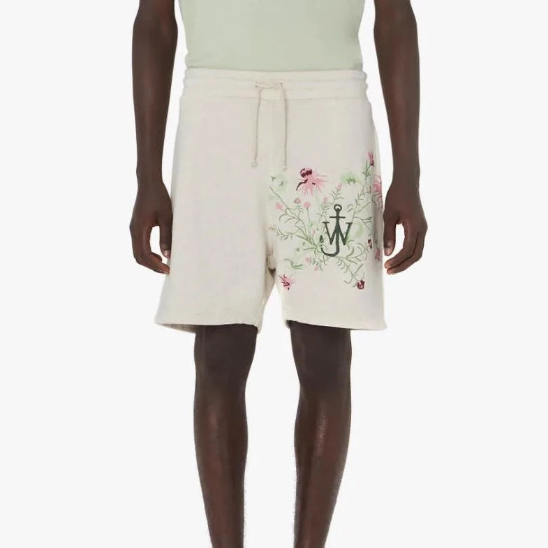 JW Anderson - POL THISTLE EMBROIDERY SHORTS