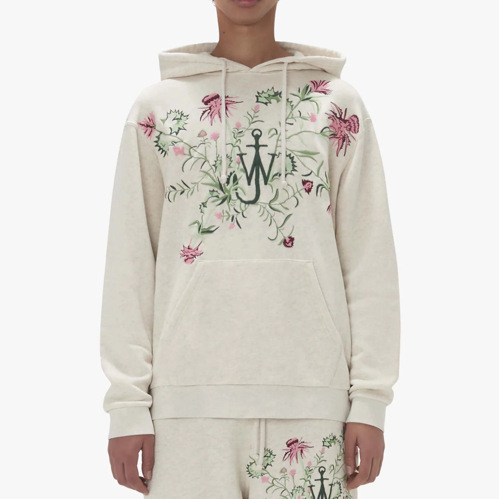 JW Anderson - POL THISTLE EMBROIDERY HOODIE