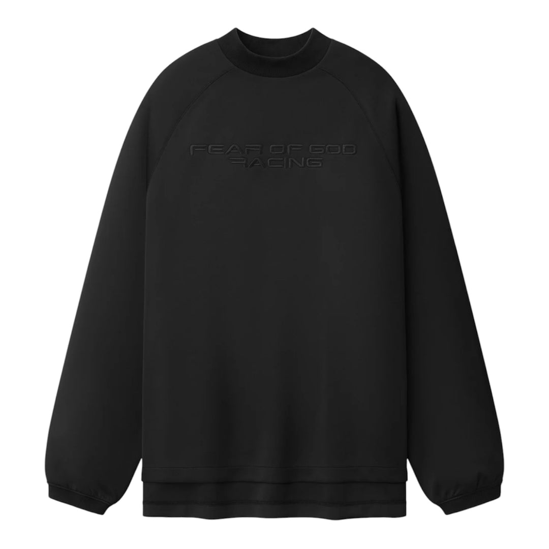 Tricot 90s Relaxed Long Sleeve Mock Neck
