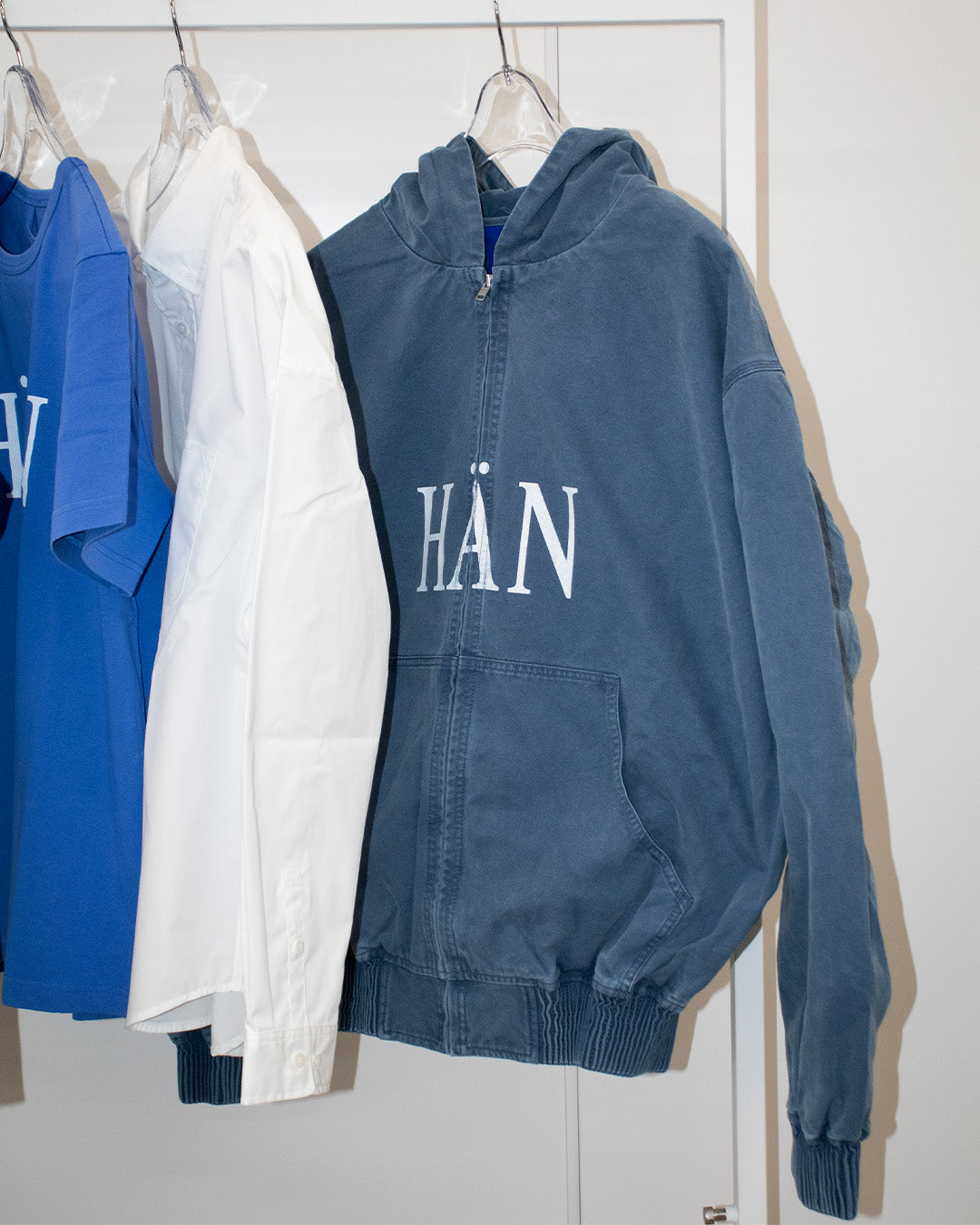 GARMENT DYE WASHED CANVAS JACKET