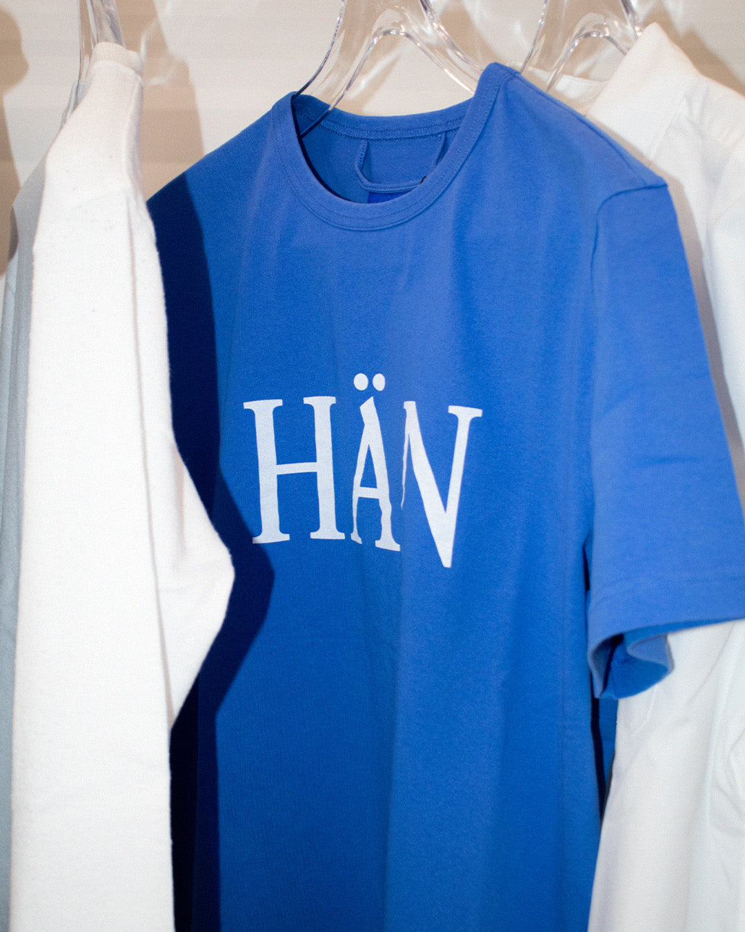 OVERDYE BLUE MELANGE TSHIRT