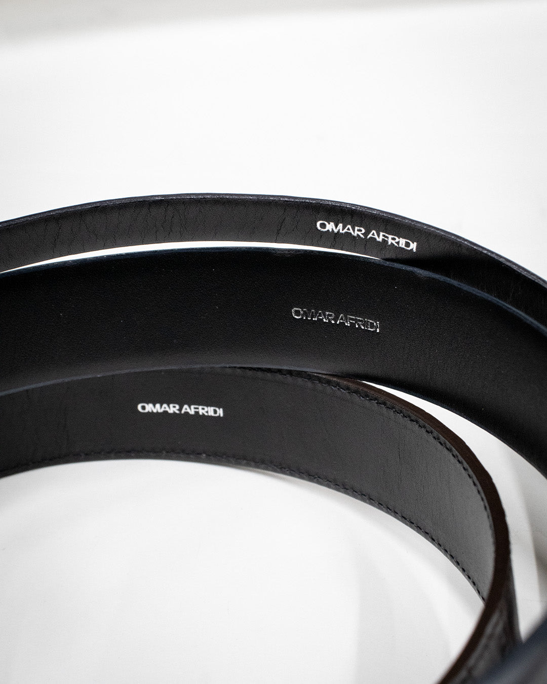 Omar Afridi (オマールアフリディ) | EMBOSSED CROCODILE BELT