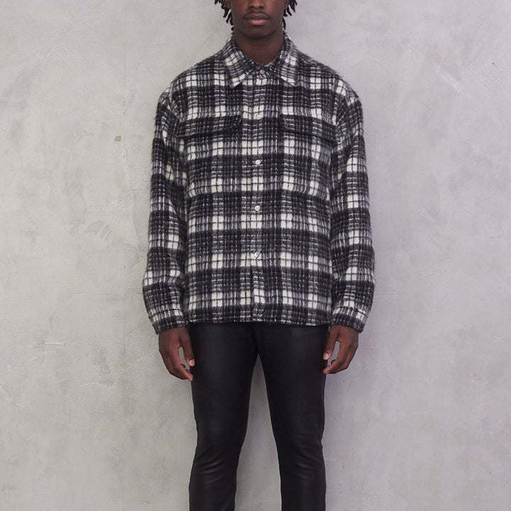 MLVINCE - OVERSIZED CHECK JACKET