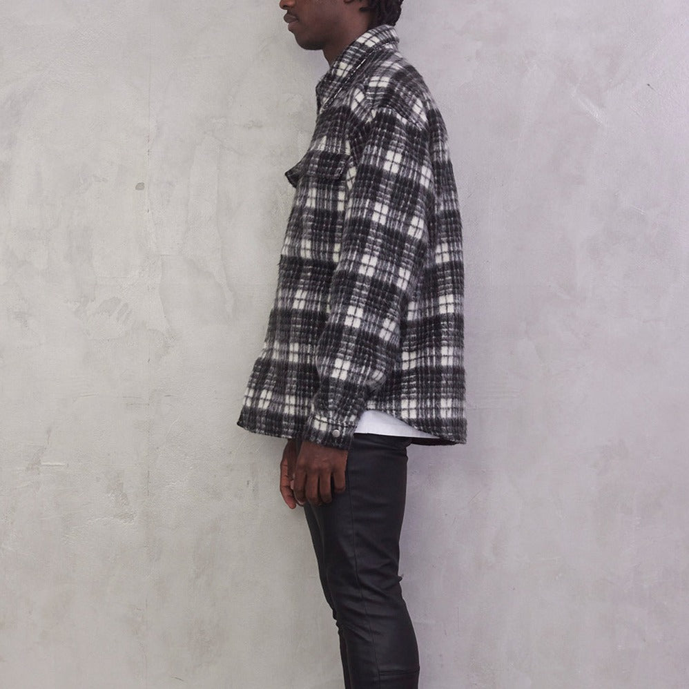 MLVINCE - OVERSIZED CHECK JACKET