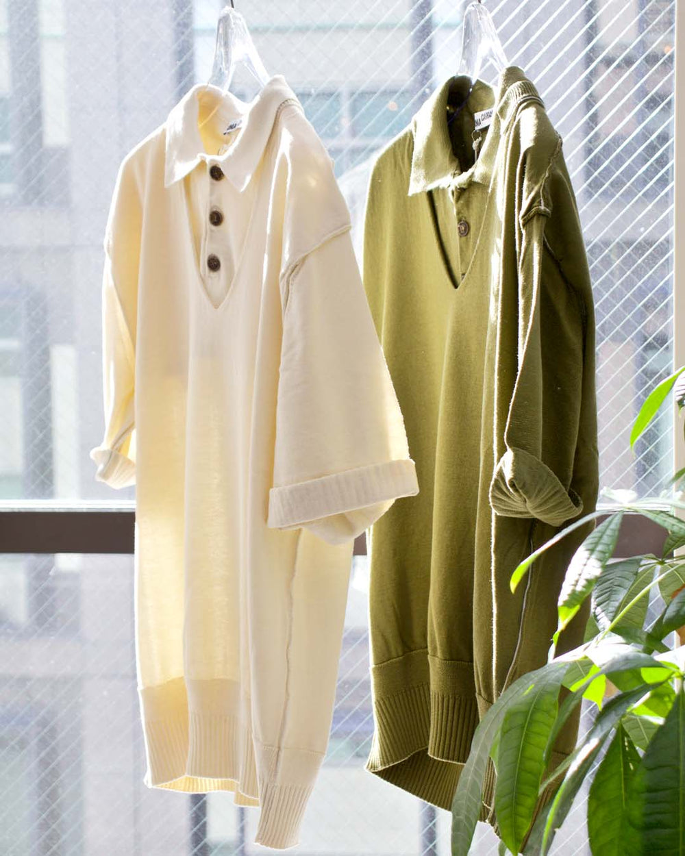 SONIA CARRASCO - DOUBLE COLLAR KNIT POLO