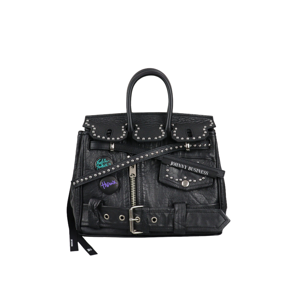 Punktum®︎ RIDERS BAG35ライダースバッグ黒本革パンクタム Punktum(パンクタム) | JB×Punktum®︎ Riders Bag Small ライダースバッグ