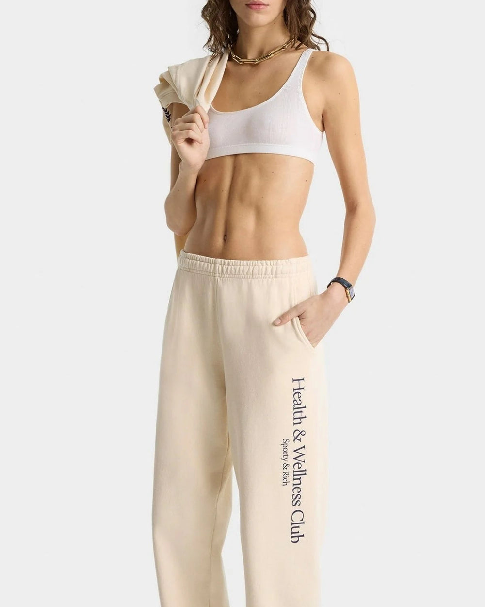 Sporty and Rich - H&W Crest Sweatpant