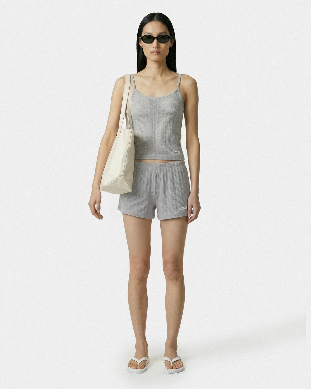 Signature Logo Pointelle Tank