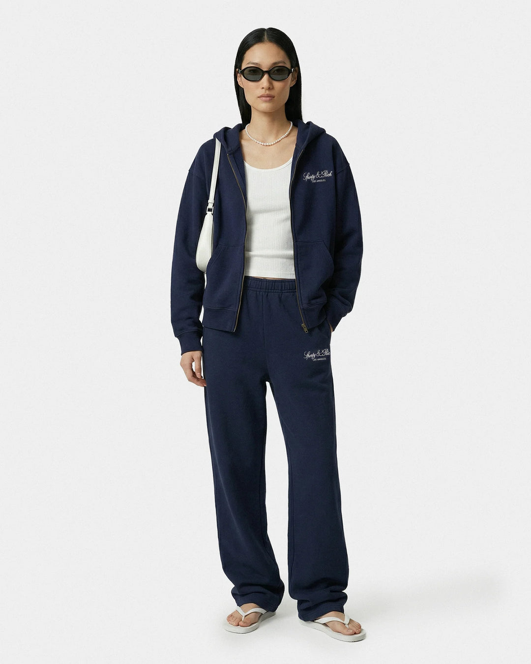 Vendome LA Embroidered Zip Hoodie