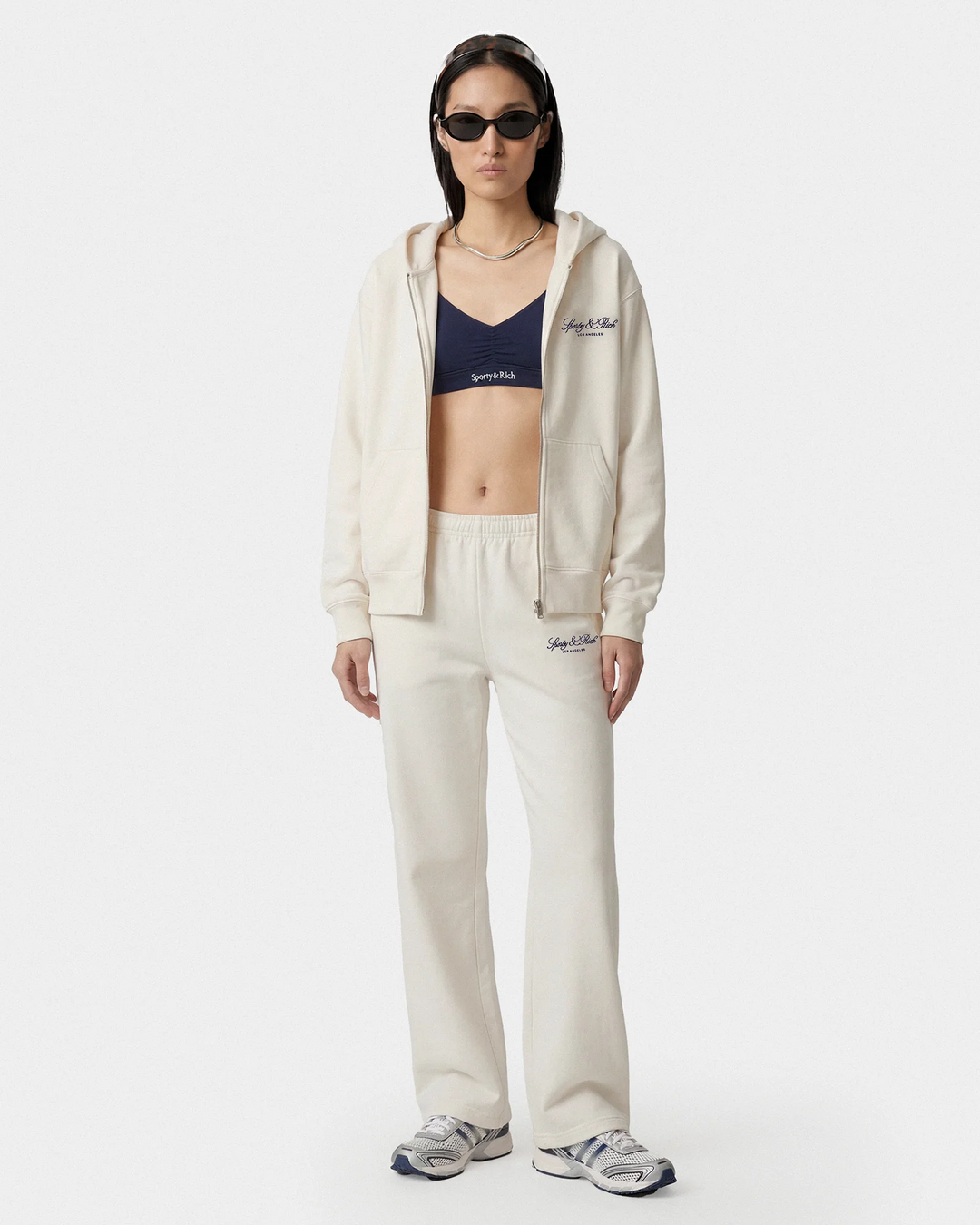 Vendome LA Embroidered Zip Hoodie